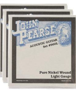 John Pearse Cuerdas de Guitarra Acústica de Pure Nickel