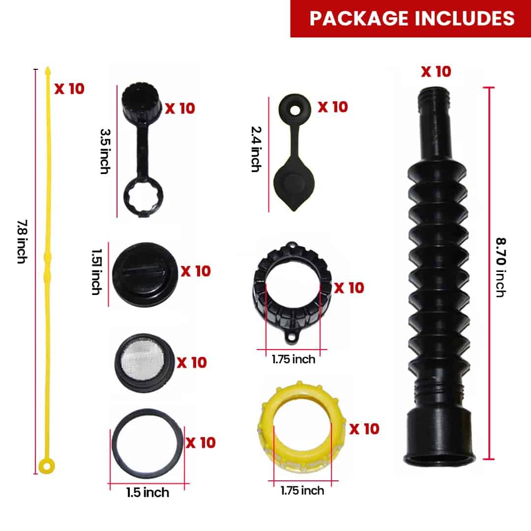 Reemplazo de Boquilla Universal para Bidón de Gasolina KP - Imagen 3