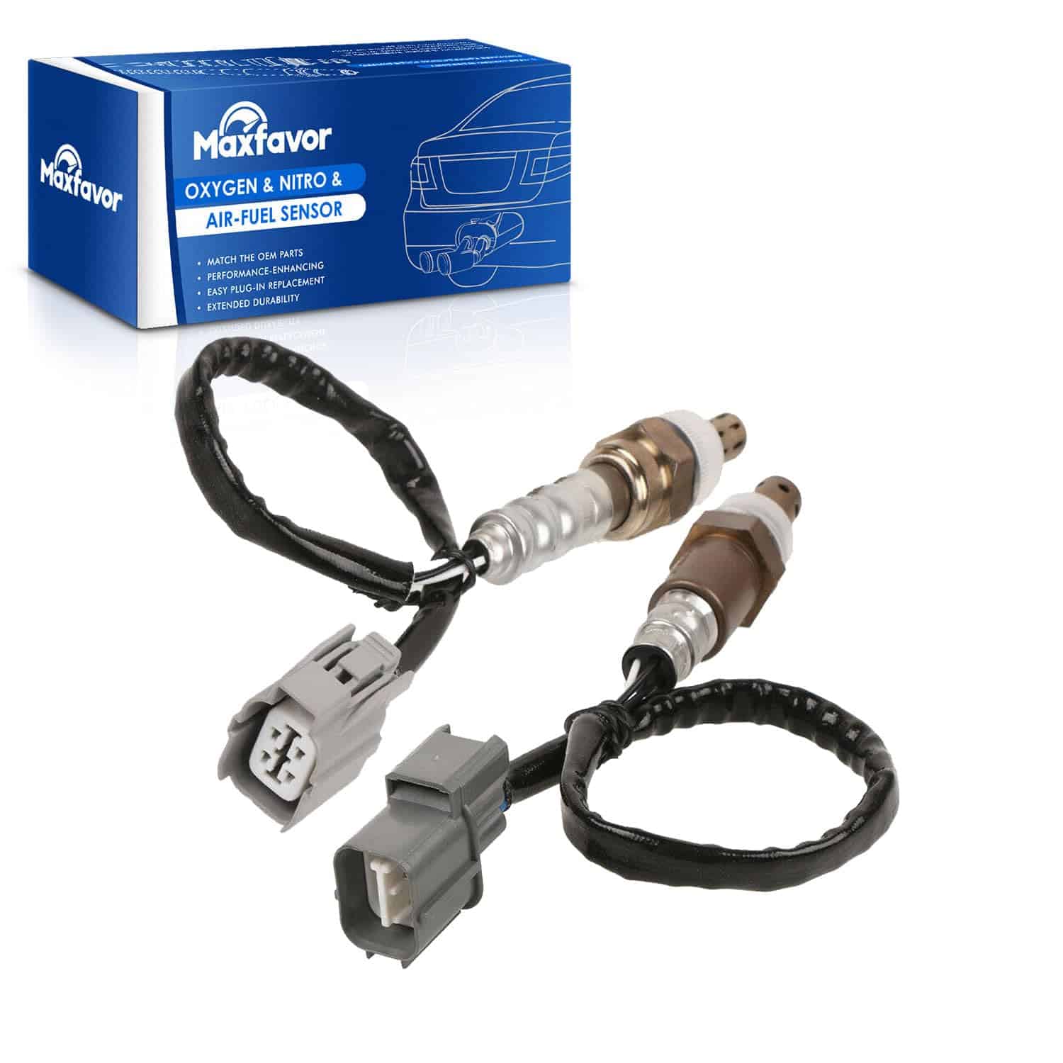 MAXFAVOR Sensor de Oxígeno Arriba & Abajo Reemplazo para