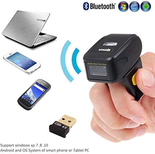 Escáner de código de barras inalámbrico Bluetooth, Symcode - Imagen 7