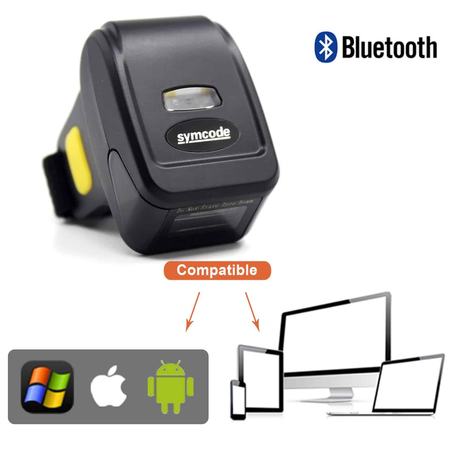 Escáner de código de barras inalámbrico Bluetooth, Symcode - Imagen 6