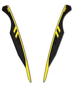 Stickers 3D de Resina para Motocicleta -Amarillo