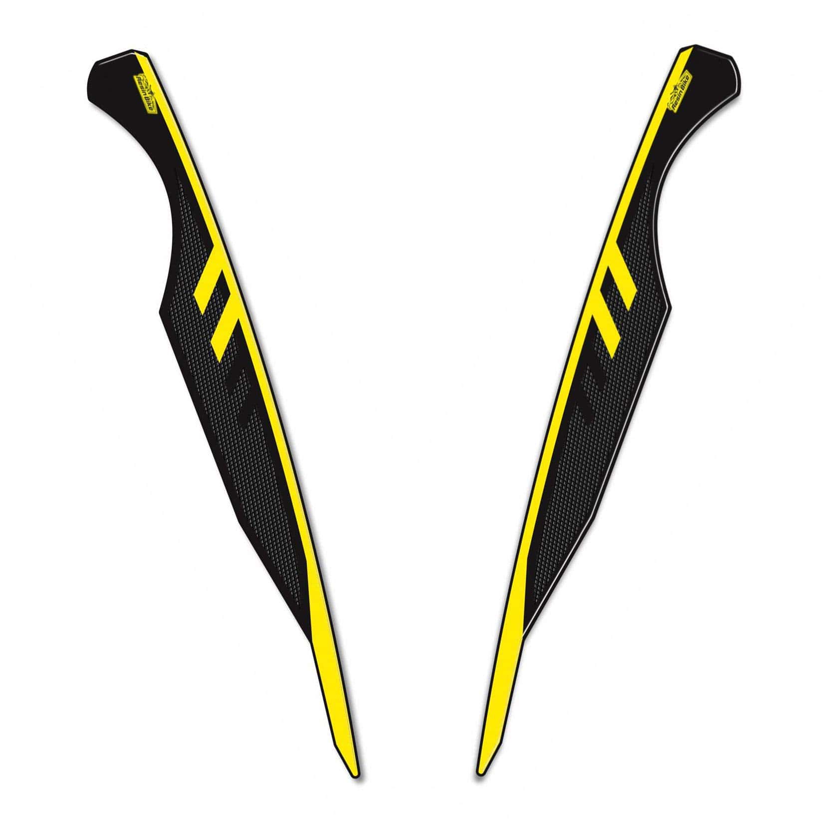 Stickers 3D de Resina para Motocicleta -Amarillo