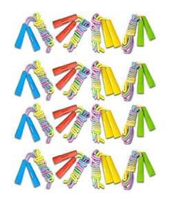 Forsun 16 Pack 7.5ft Set de Cuerdas de Saltar Arco Iris |