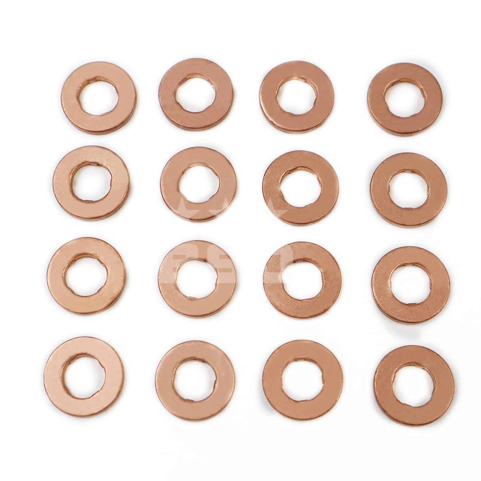 50 Piezas de Arandelas de Cobre para Inyector de Riel Común