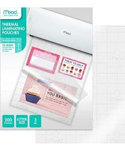 Mead Thermal Laminating Pouches, Lamination Sheets, Letter