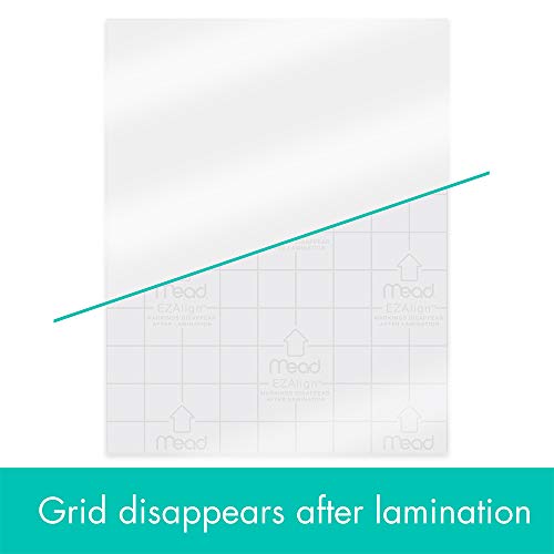 Mead Thermal Laminating Pouches, Lamination Sheets, Letter - Imagen 4