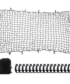 Red de carga de cuerda elástica resistente de 7' x 5' se