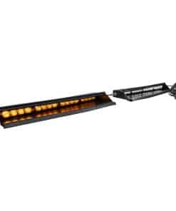 Barra de luz de visera de emergencia parpadeante LED ámbar