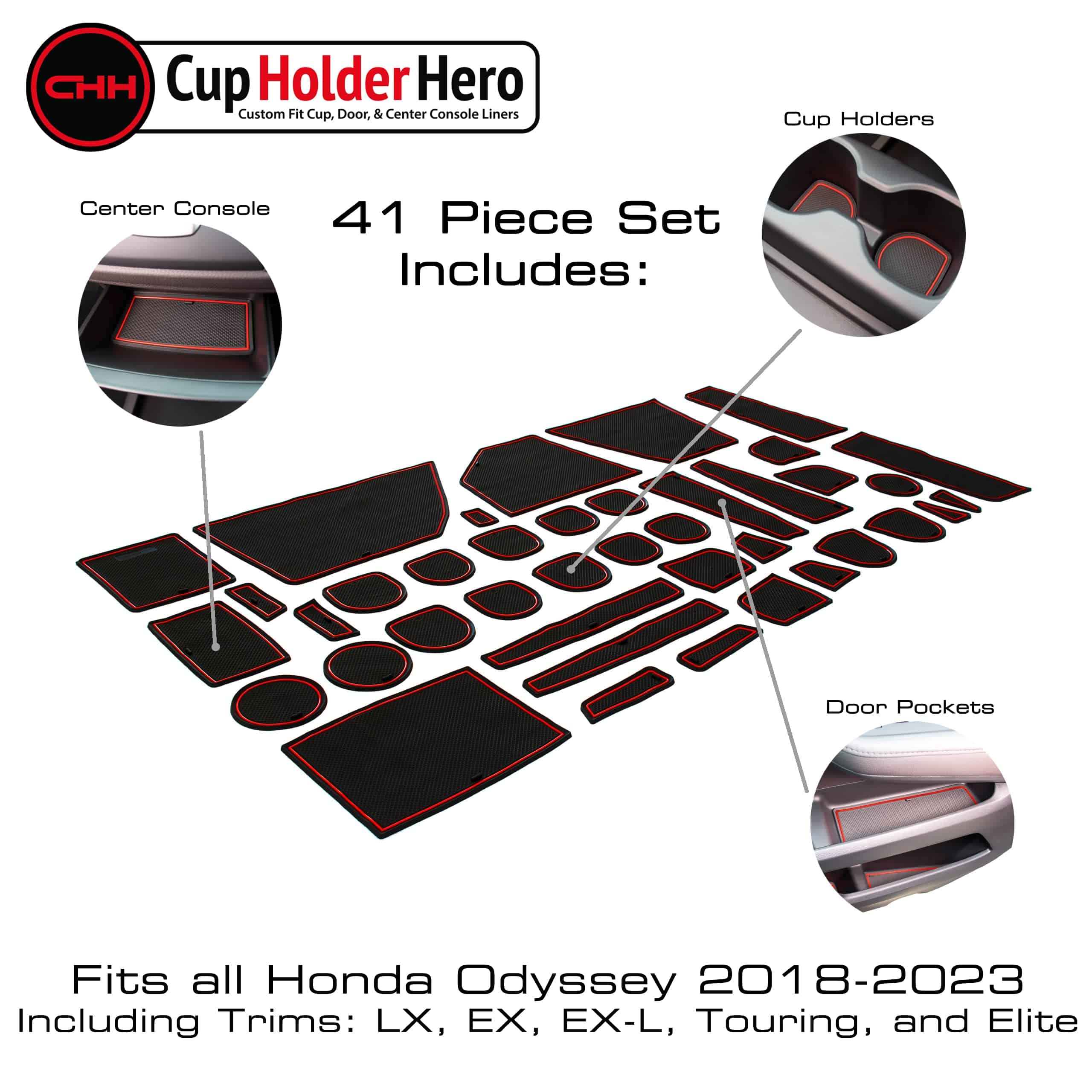 CupHolderHero se ajusta a los accesorios Honda Odyssey - Imagen 4