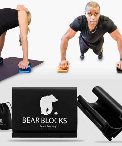 Barras de Flexiones Portátiles - Mangos -Black
