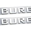 2X Emblemas de letras para Suburban de Aimoll ABS Insignia