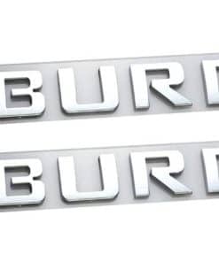 2X Emblemas de letras para Suburban de Aimoll ABS Insignia