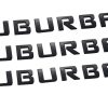 Emblemas de letras 3X para Suburban de Aimoll ABS Insignia