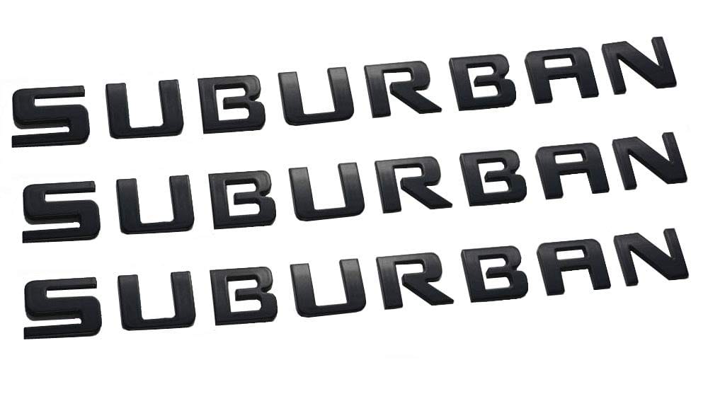 Emblemas de letras 3X para Suburban de Aimoll ABS Insignia