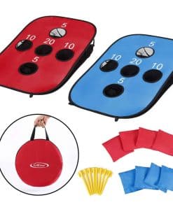 Juego de Cornhole Portátil Plegable de 5 Agujeros G4Free