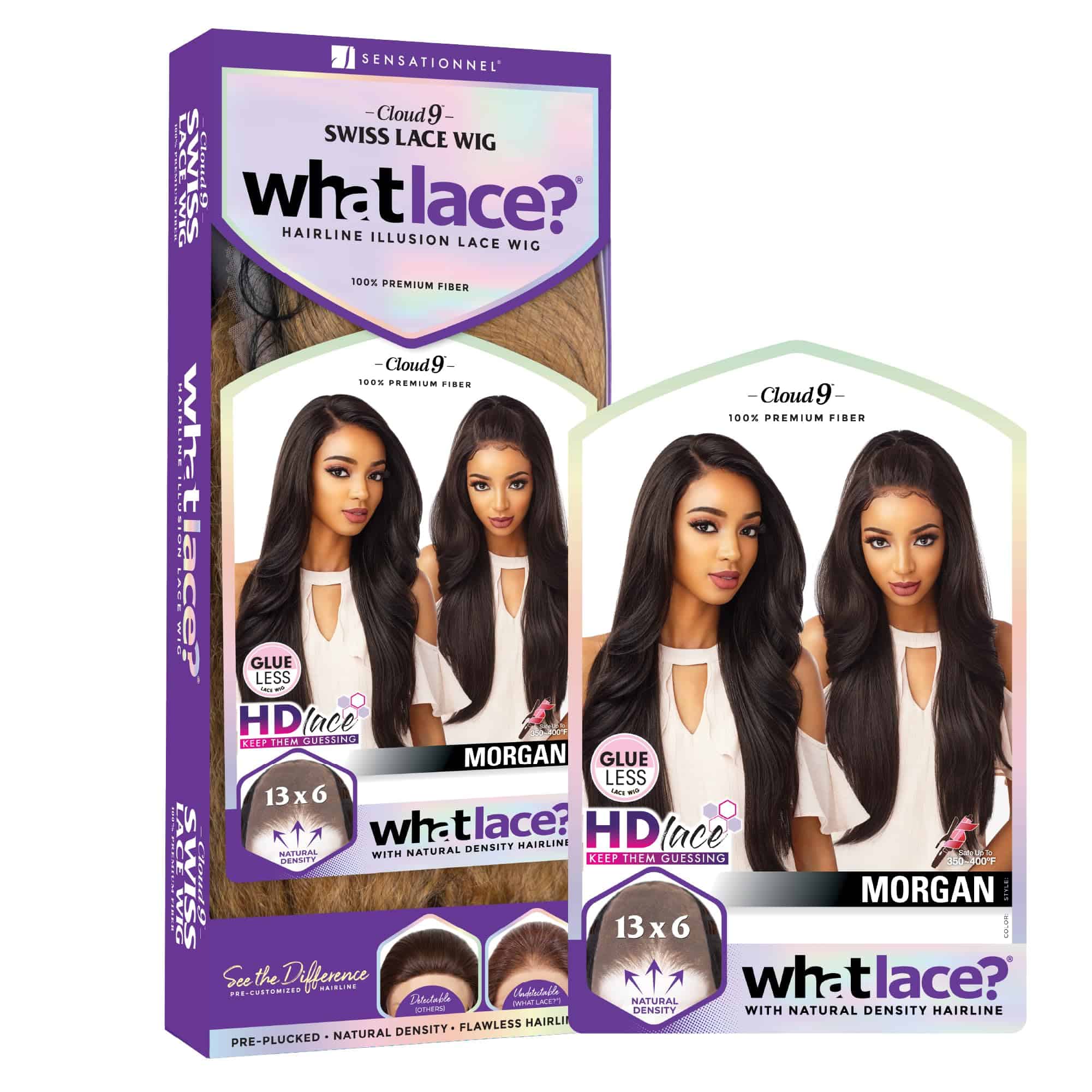 Pelucas Sensationnel What Lace 13X6 - Peluca Morgan de - Imagen 9