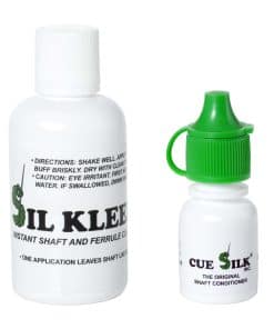 Paquete de 2 artículos Cue Silk: Limpiador de eje de taco