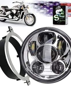 Faros LED SLK-Lights VTX 5.75 pulgadas cromados con