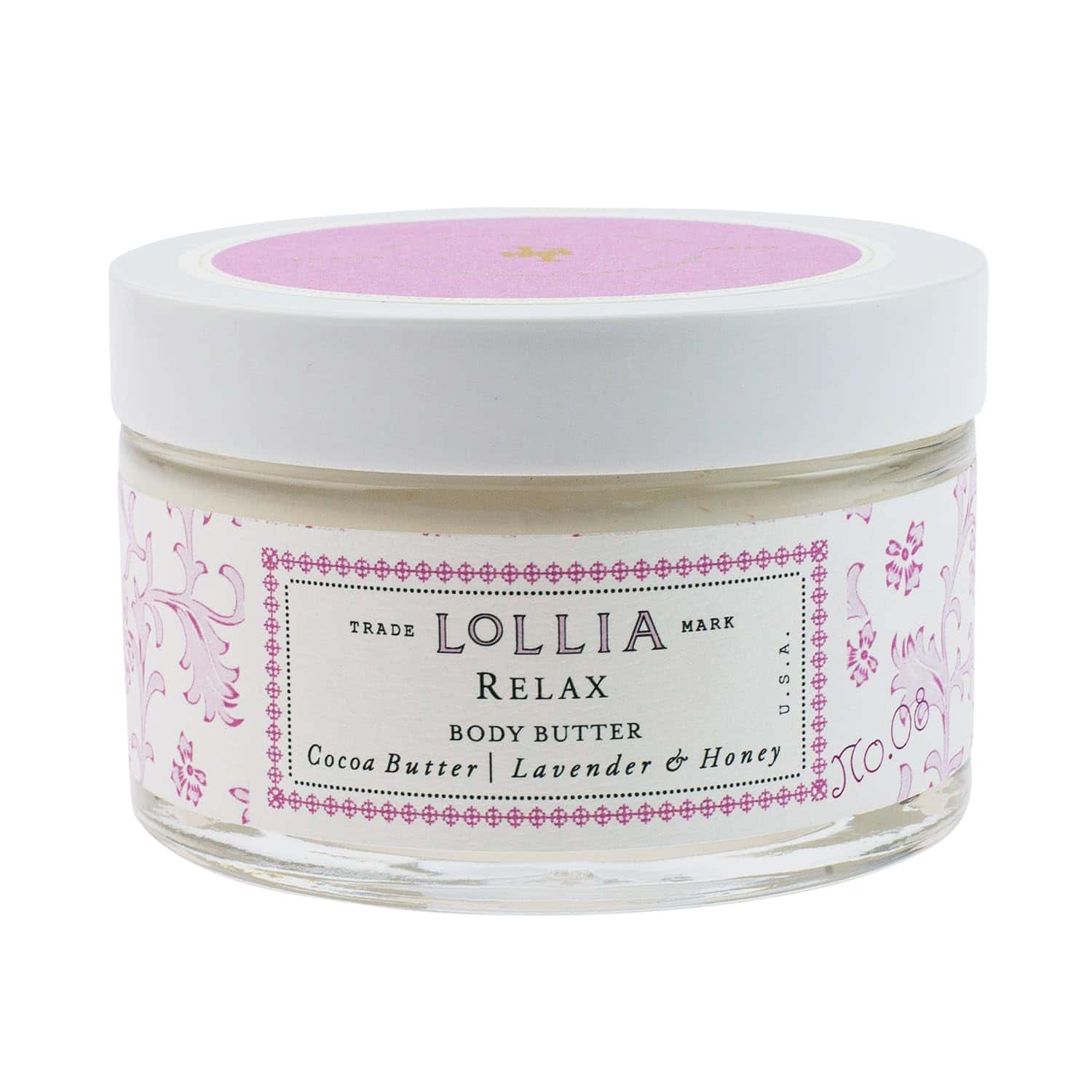LOLLIA Crema Corporal Relajante 5.5 oz - Fragancia Lavanda