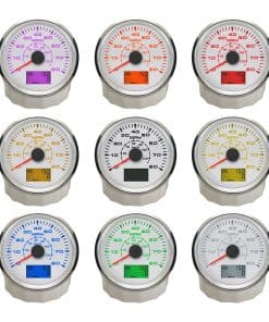 ELING 3 3/8" Velocímetro Odómetro de GPS Marino Auto