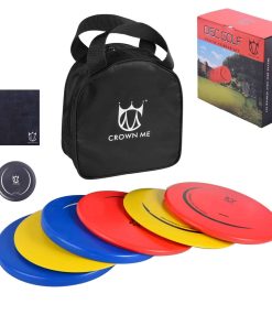 Set de Disc Golf CROWN ME con 6 Discos y Bolsa de