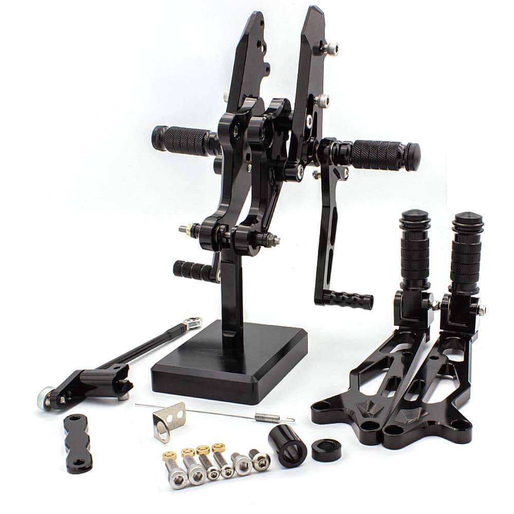 FXCNC CNC Billet Motorcycle Adjustable Rearsets Foot Pegs