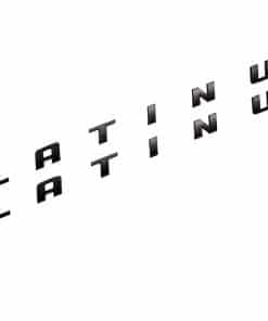 2pcs Emblemas Platinum 3D de Repuesto para F150 F250 F350