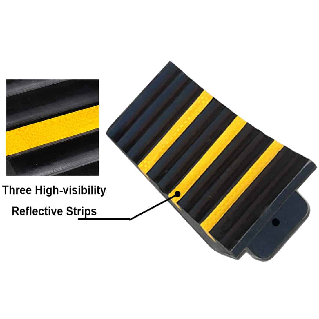 RELIANCER 2 Pack Wheel Chocks Heavy Duty Extra Large - Imagen 4