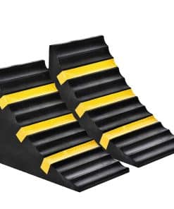 RELIANCER 2 Pack Wheel Chocks Heavy Duty Extra Large