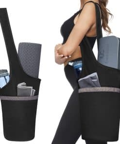 Bolsa para tapete de yoga Ewedoos con bolsillo grande y