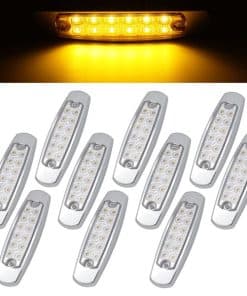 Luces intermitentes laterales LED de lente clara de 6.4