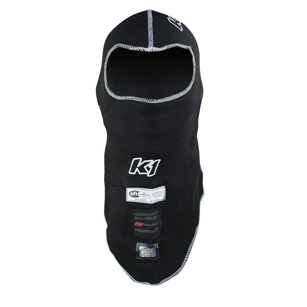 K1 RACEGEAR Balaclava Head Sock Flex Negro