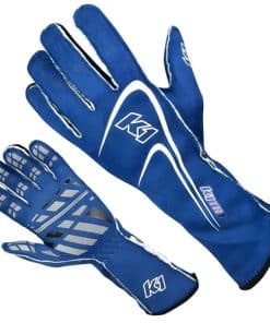 Guante K1 RACEGEAR Track1 Azul Talla Mediana SFI 5
