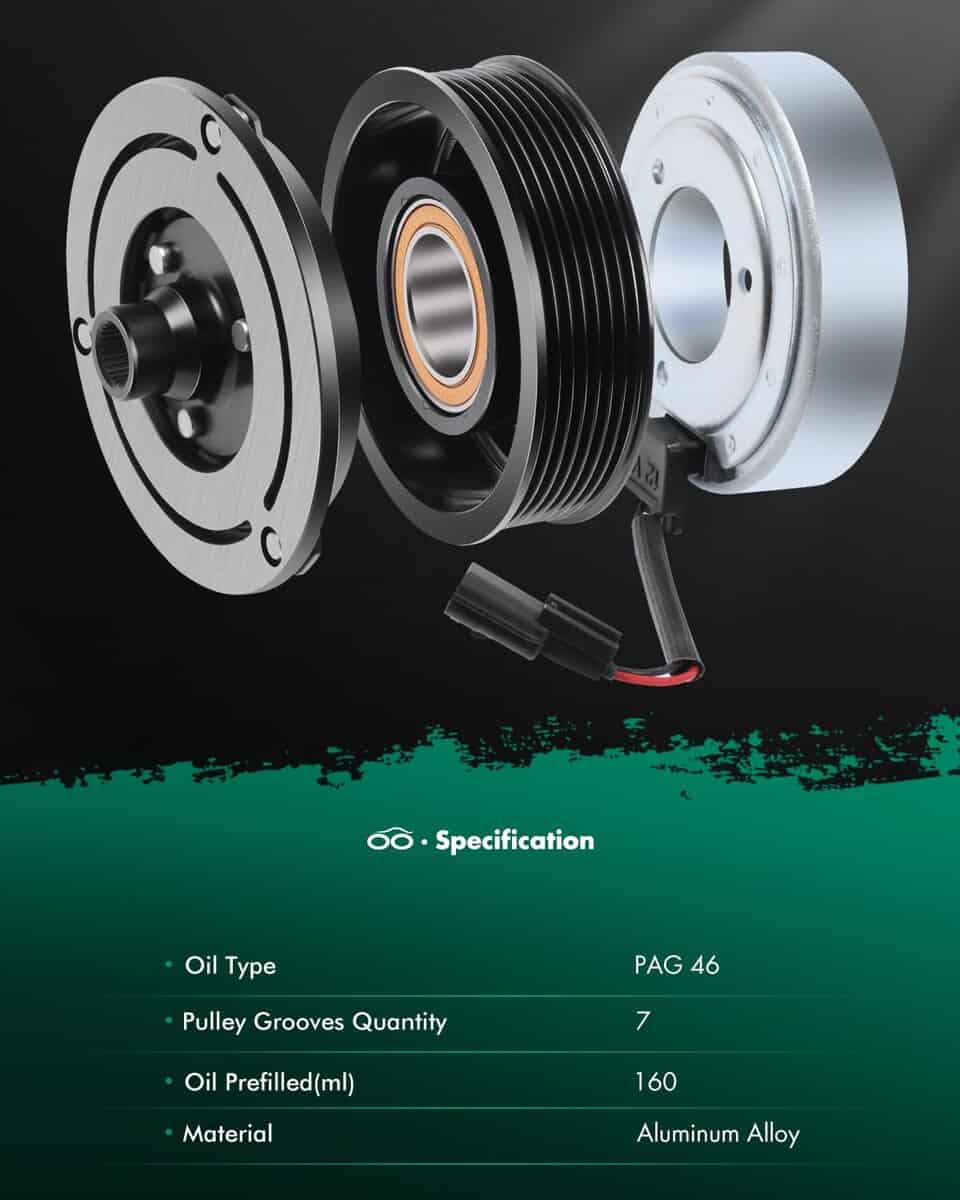 Compresor de Embrague de Aire Acondicionado SCITOO - Imagen 5