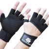 Guantes de levantamiento de pesas Fit Active -Negro