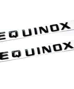 2Pack OEM Emblemas de Letras Black Equinox Logotipos 3D