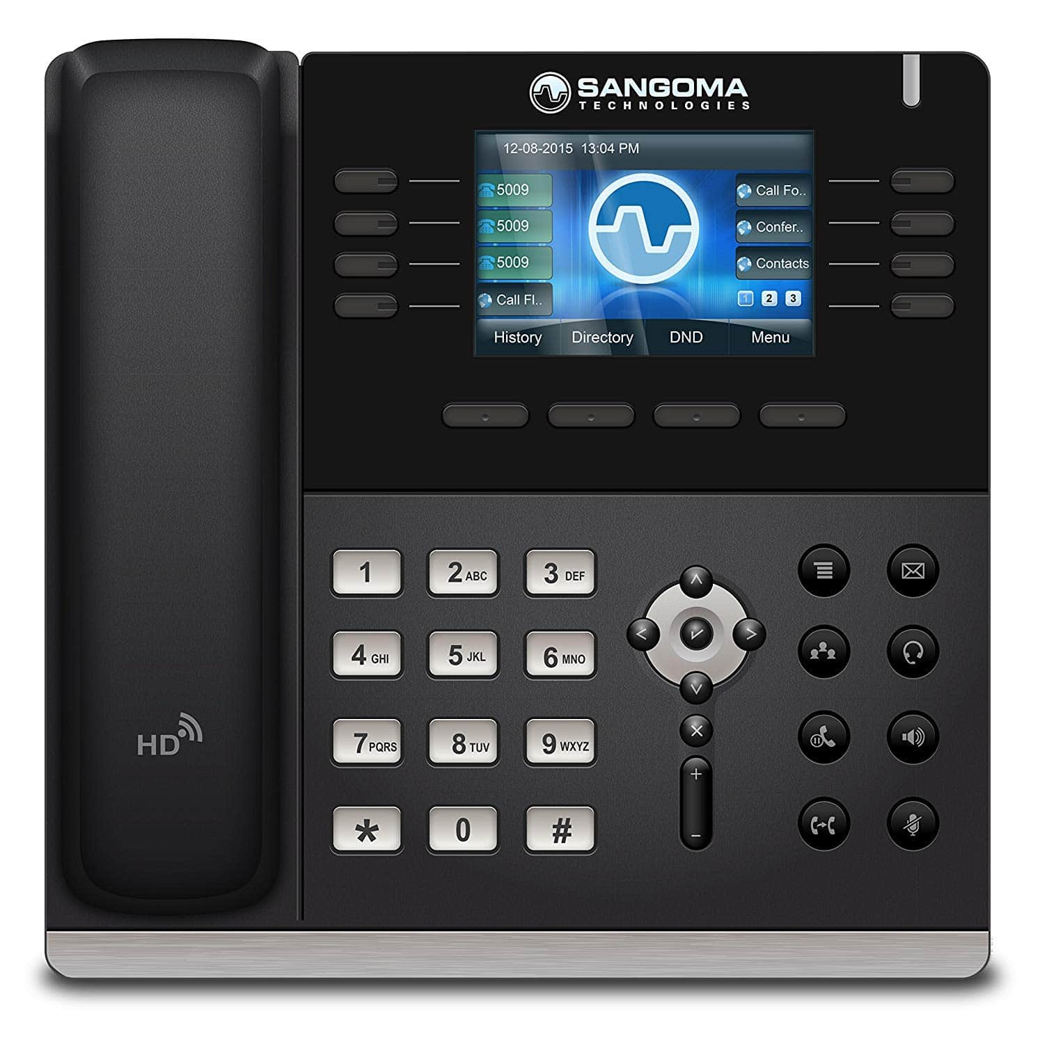 Teléfono VoIP Sangoma s505 con POE (o Adaptador de CA se