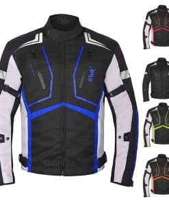Chamarra de Motocicleta HWK para -Azul