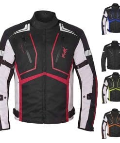 Chamarra de motocicleta HWK para -Rojo