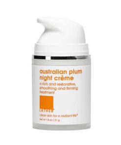 LATHER Australian Plum Crema de Noche, 1.8 Onzas