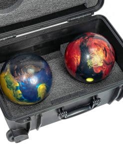 Estuche de viaje resistente para 2 bolas de bolos Case Club