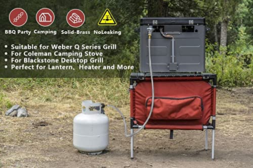 Manguera de Propano Gassaf de 12 pies - Adaptador de - Imagen 3