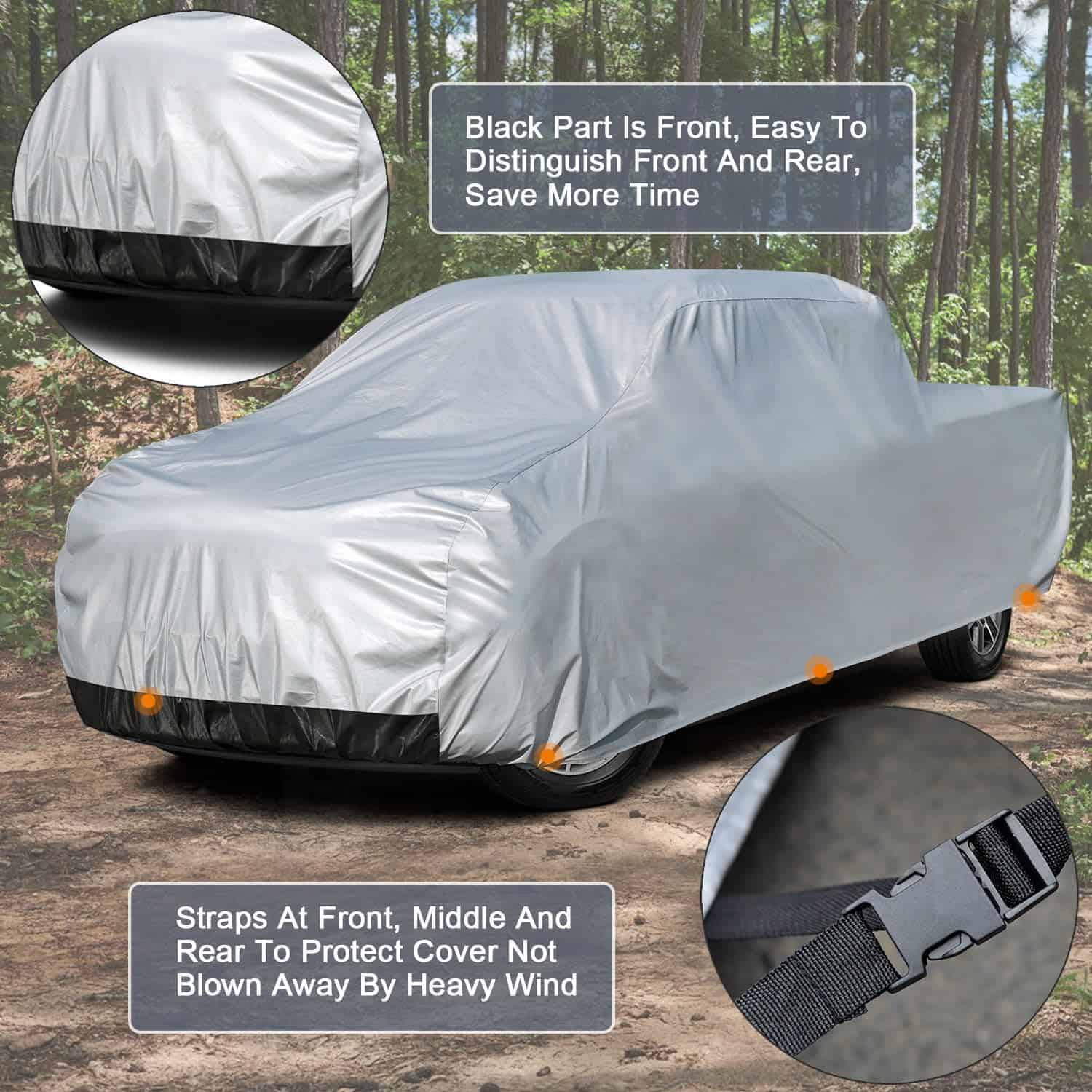 Cubierta para Camioneta Kayme 6 Capas Impermeable para Todo - Imagen 4