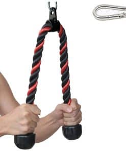 Cuerda de Tríceps para Máquina de Cables con Extremos de
