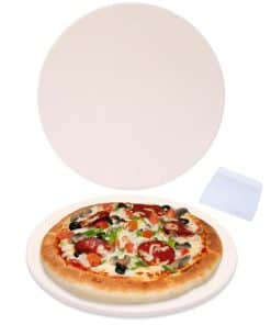 Piedra para pizza redonda Waykea de 9 pulgadas para horno