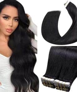 Extensiones de Cabello en Cinta de Pelo Humano Real LaaVoo