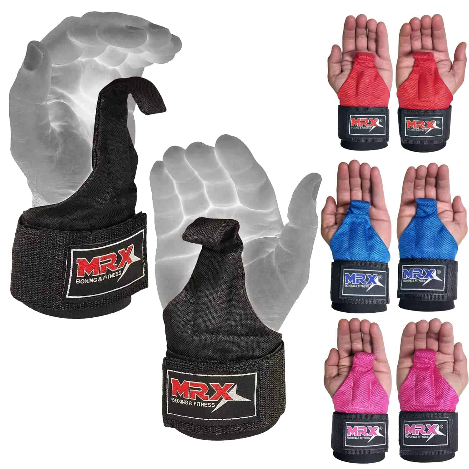 MRX Power Weight Lifting Straps Soporte de muñeca de alta