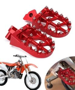 AnXin Estriberas Reposapiés Pedales de Pie CNC para CR125