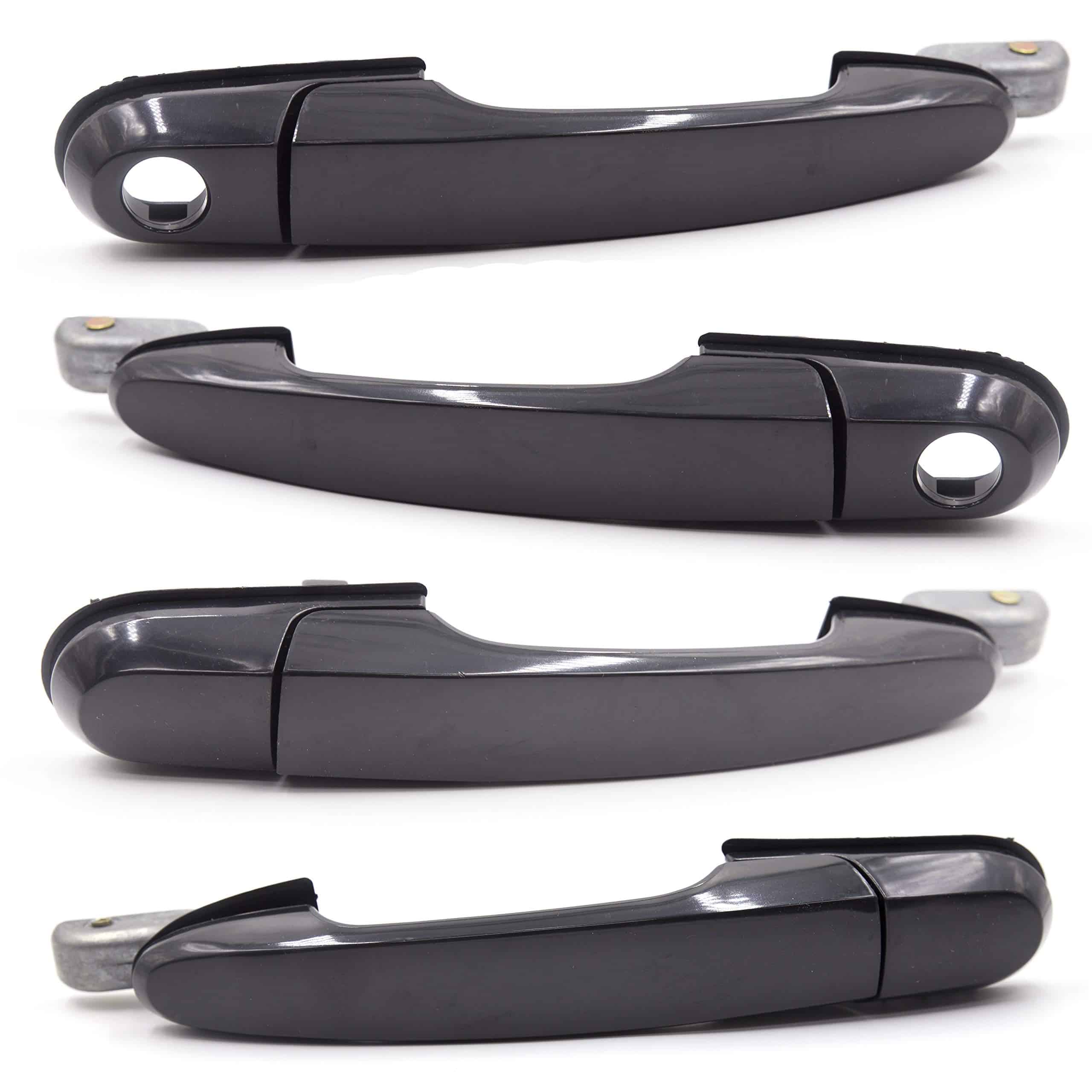 Juego de 4 manijas de puerta exteriores delanteras y